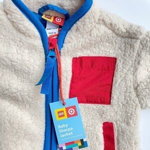 Target x Lego Baby Sherpa Jacket Newborn NWT